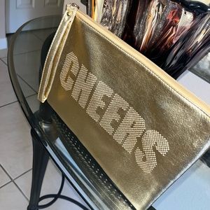 “Cheers” Clutch Bag (Gold)